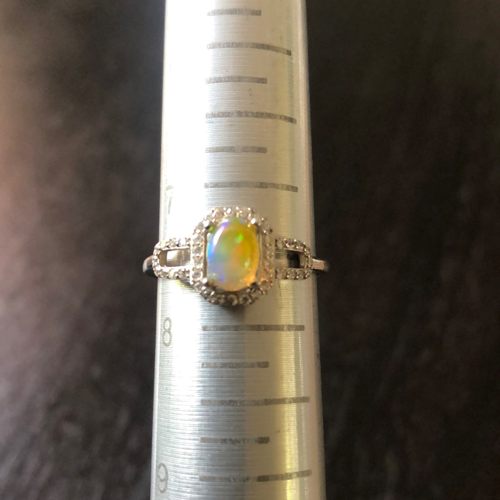 Opal/Topaz Ring